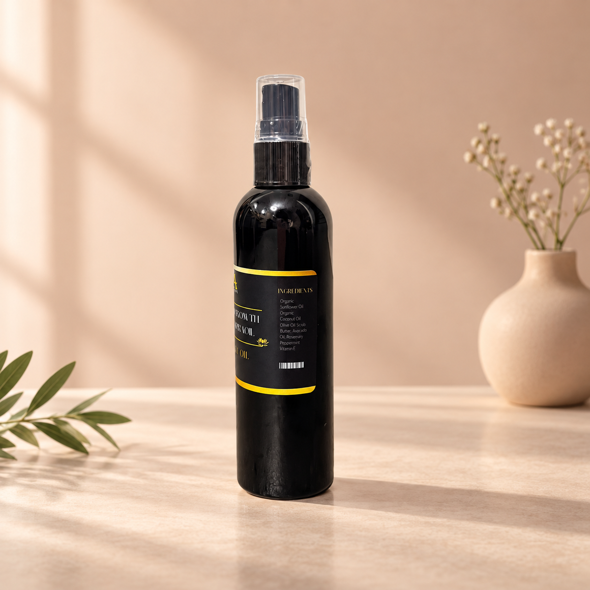 Daily Growth Hair Spray Oil | Lightweight Rosemary Scalp Oil
