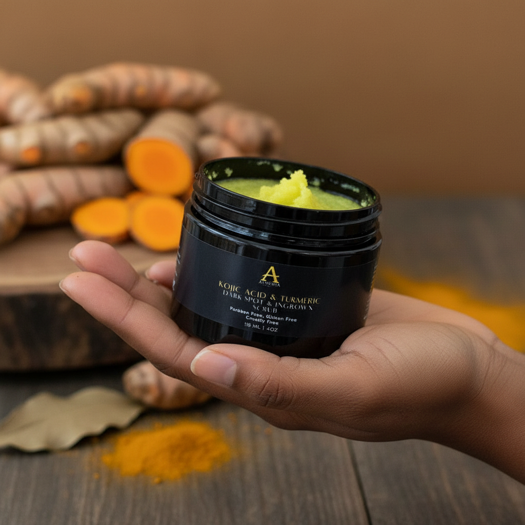 Kojic Acid & Turmeric Scrub | Dark Spots & Ingrown Hairs