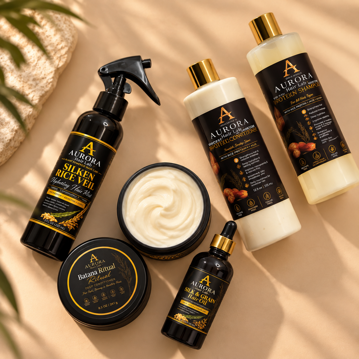 RiceRitual 5-Step Hair Revival Collection | Protein & Curl Care