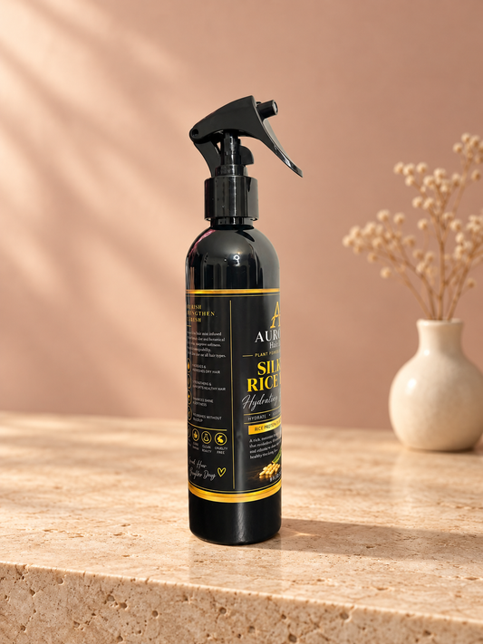 Silken Rice Veil Hydrating Hair Mist – Rice Protein Leave-In Spray