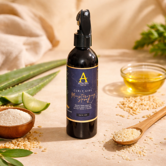 Curly Girl Moisturizing Spray - Instant Curl Refresh \| Aurora Hair Lab