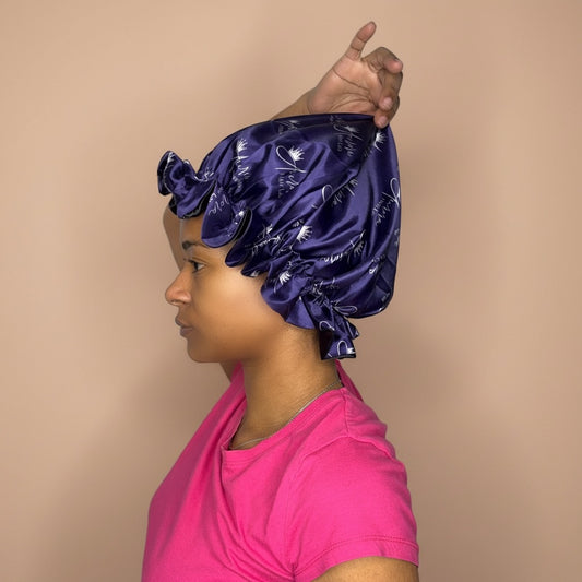 Reversible Satin Bonnet Two Toned