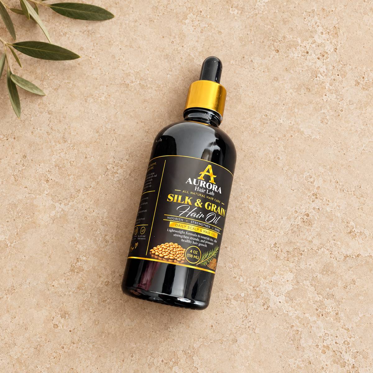 Silk & Grain Hair Oil – Nourishing Hair & Scalp Oil