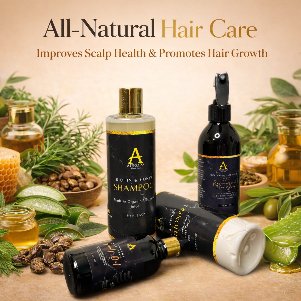 Growth & Hydration Bundle - Complete Hair Care Set | Aurora Hair Lab