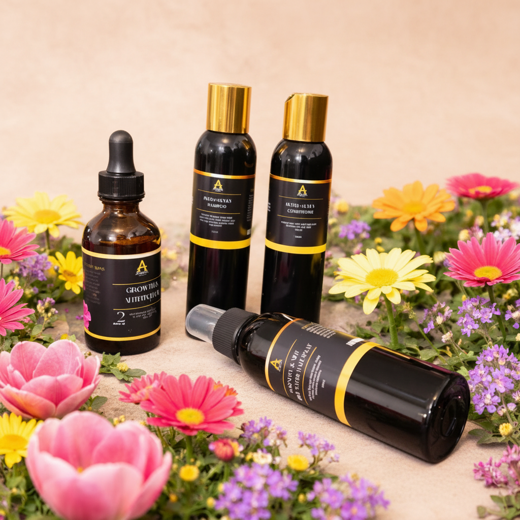 Growth & Hydration Bundle Travel Size - Natural Hair Care | Aurora Hair Lab