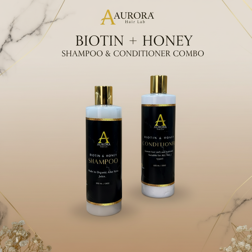 Biotin + Honey Shampoo & Conditioner Combo