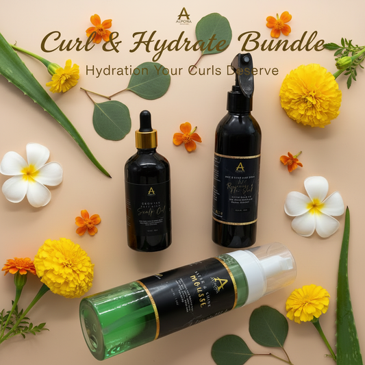Curl & Hydrate Bundle - Natural Hair Care Set | Aurora Hair Lab