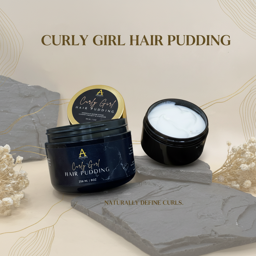 Curly Girl Hair Pudding Instagram Banner