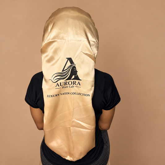 Satin Extra-Long Hair Bonnet| Aurora Hair Lab