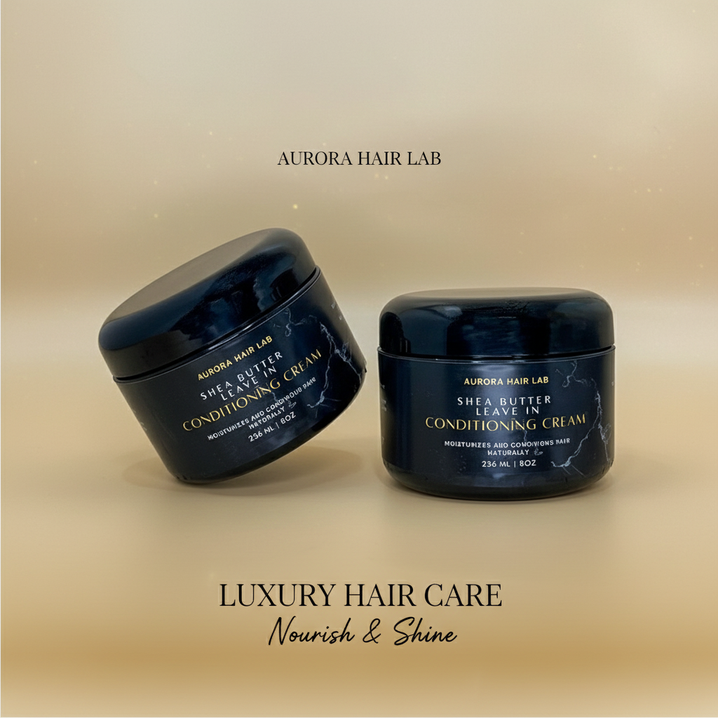 Shea Butter Leave-In Conditioning Cream Banner - Variation