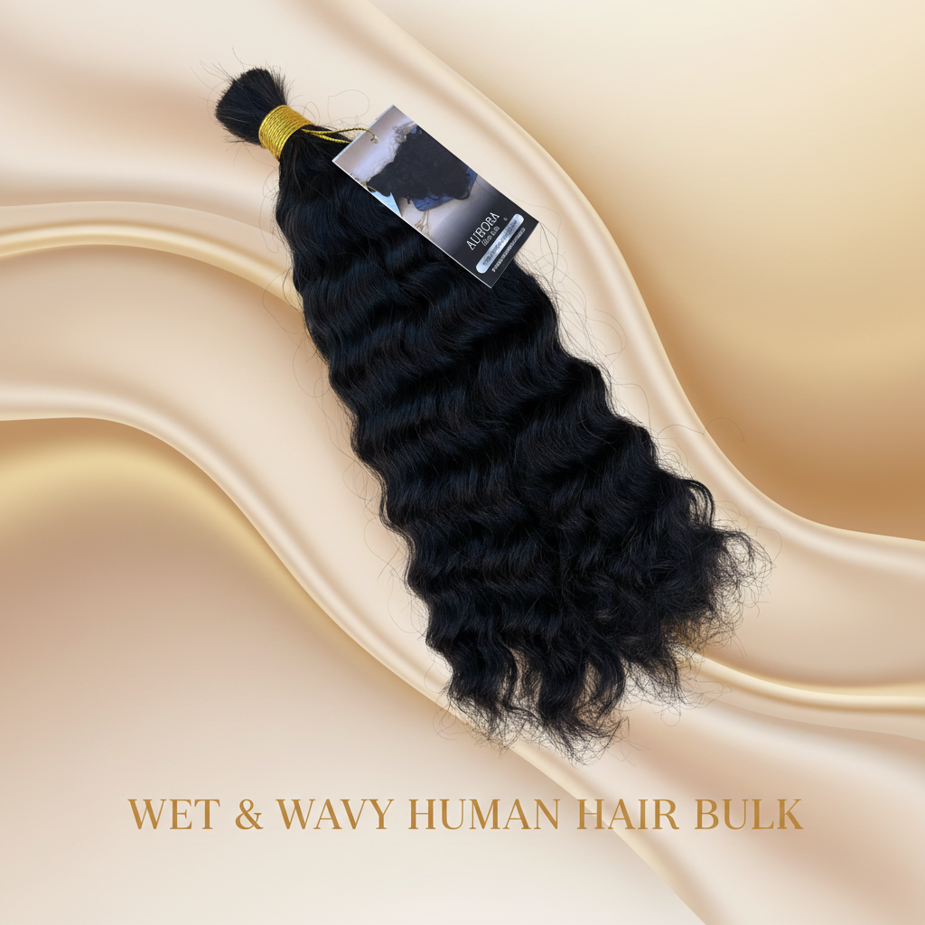 Wet & Wavy Human Hair Bulk Banner - Variation