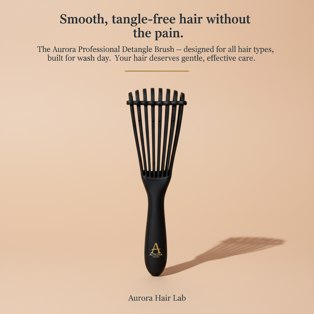 Detangle Without the Damage: Why the Aurora Detangling Brush is a Wash Day Game-Changer