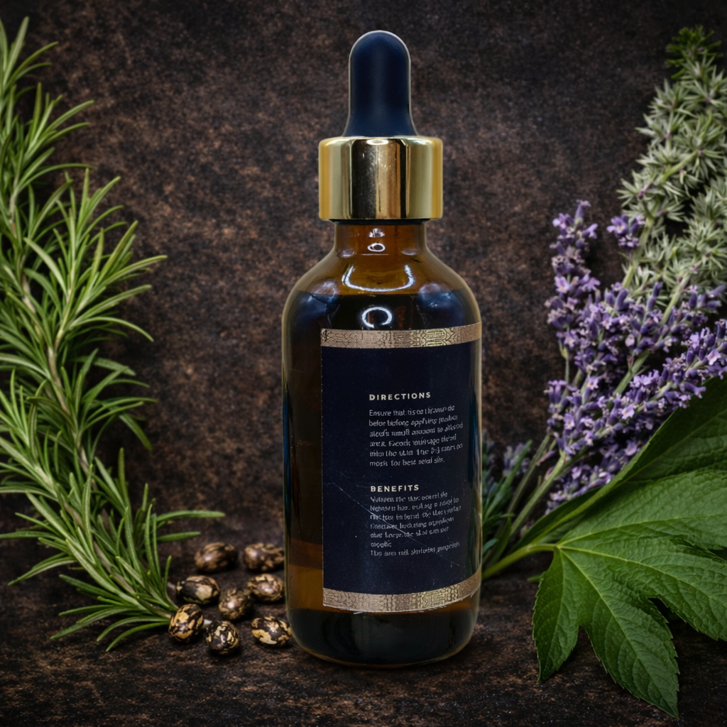 Organic Rosemary Beard Oil for Beard Growth | Aurora Hair Lab