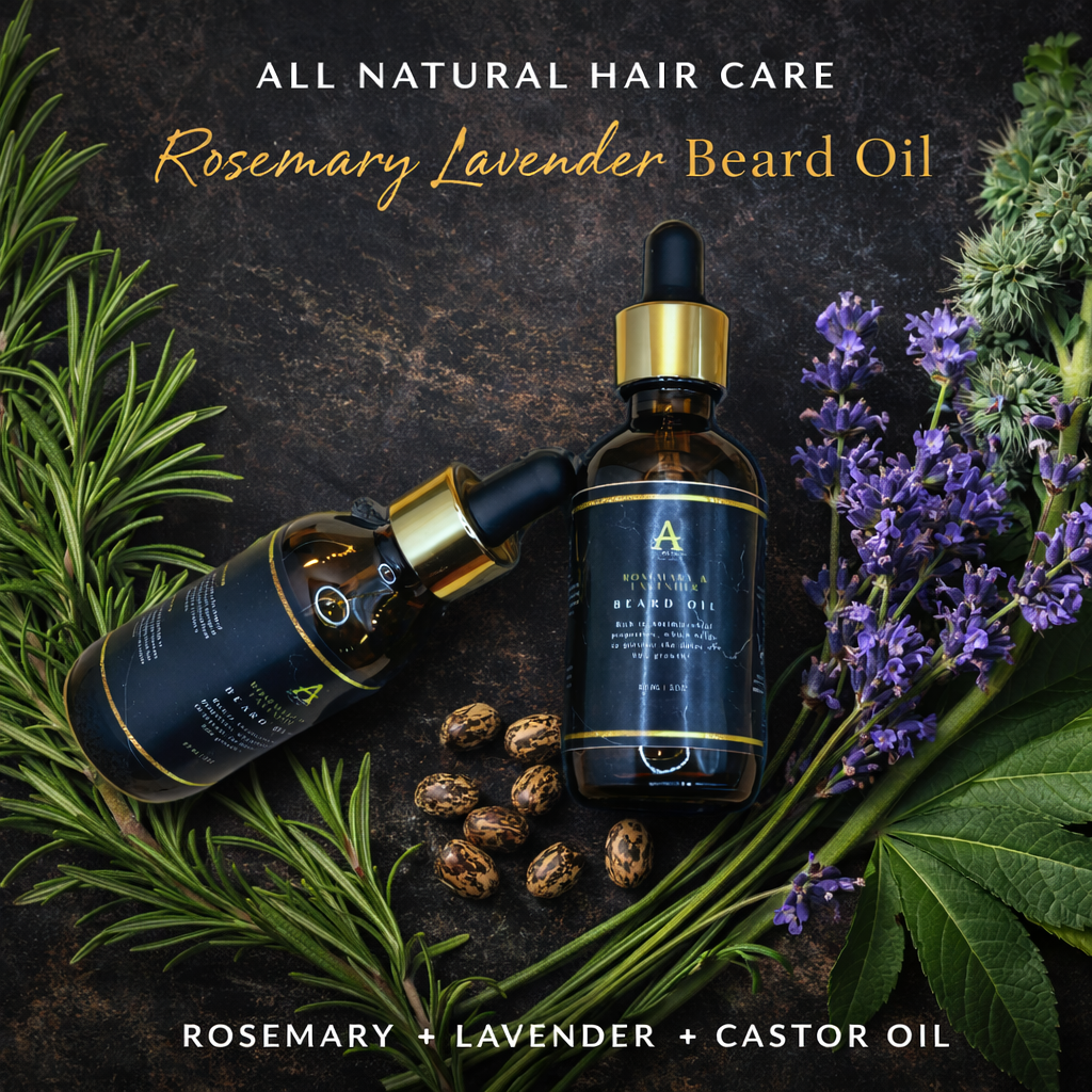 Organic Rosemary Beard Oil for Beard Growth | Aurora Hair Lab