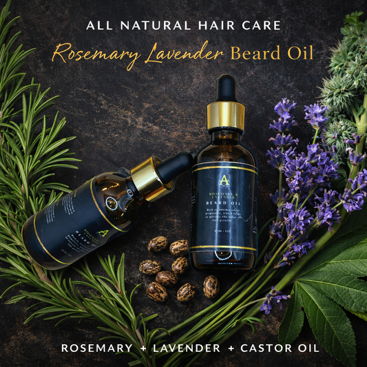 Organic Rosemary Beard Oil for Beard Growth | Aurora Hair Lab