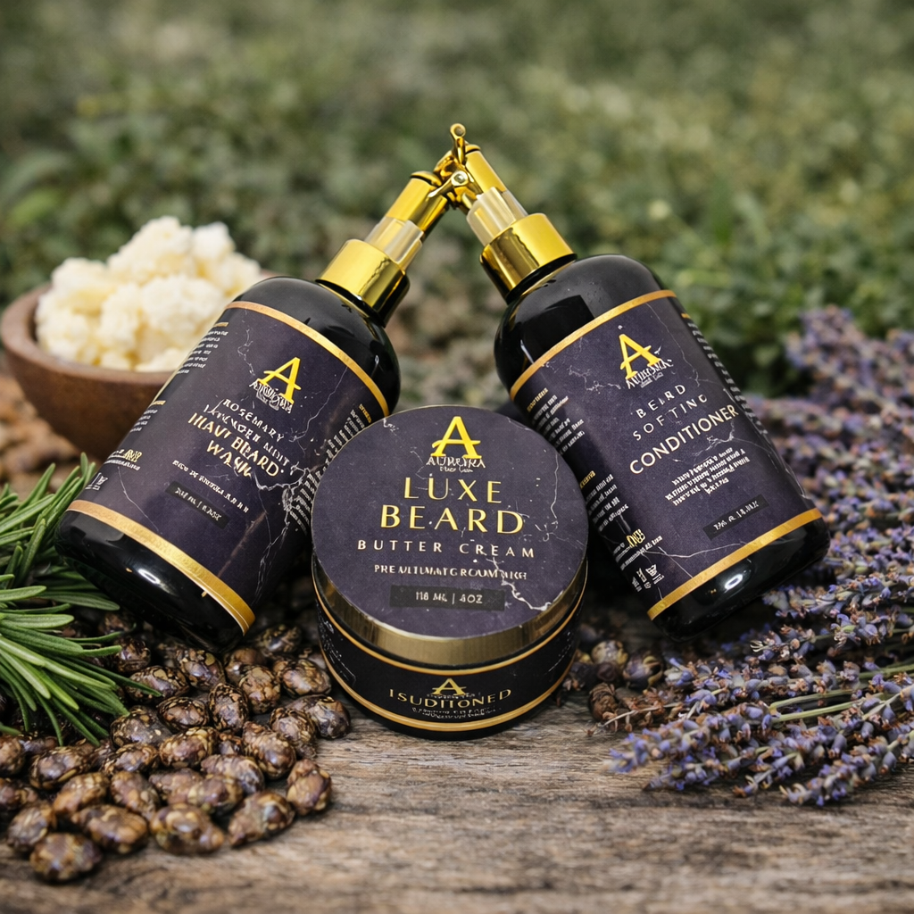 Beard Cleanse & Moisturize Bundle - Men's Grooming | Aurora Hair Lab