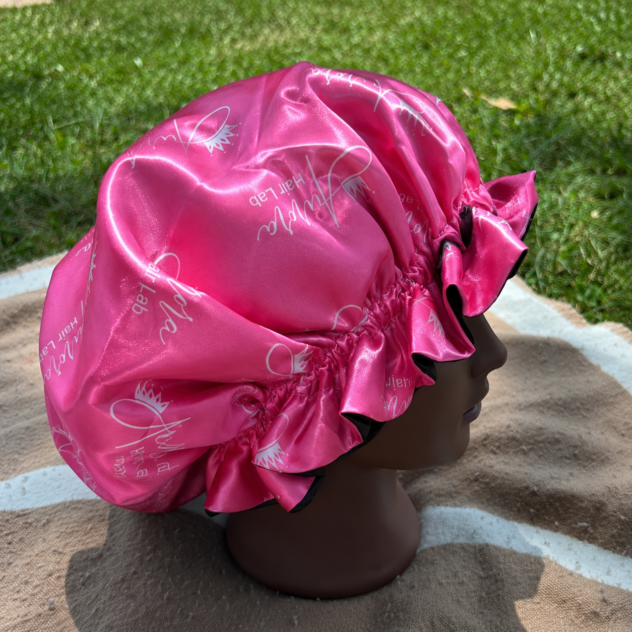 Reversible Satin Bonnet Two Toned
