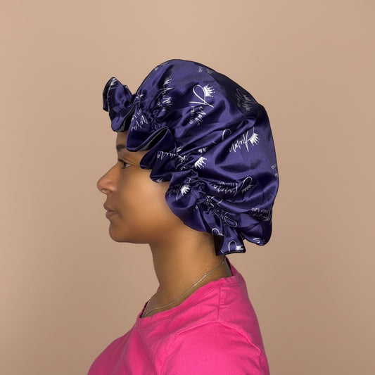 Reversible Satin Bonnet Two Toned