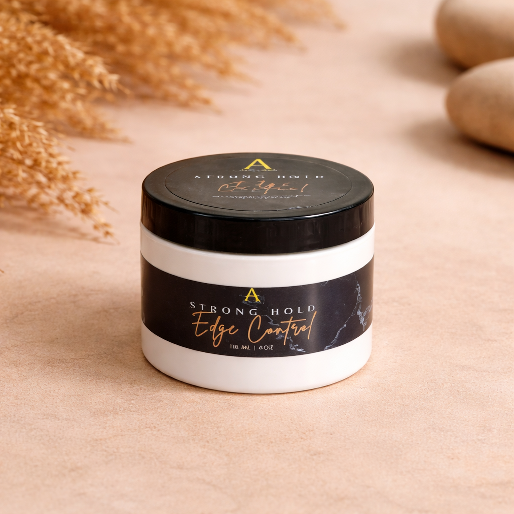 Strong Hold Edge Control for 4C Coily Hair \| Aurora Hair Lab