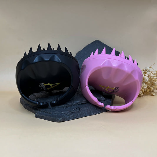 Aurora Scalp Stimulating Massage Brush - Silicone Bristles, for Shampooing, Massaging Scalp