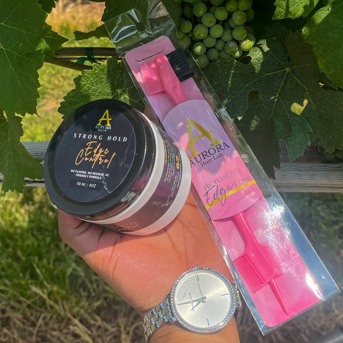 Strong Hold Edge Control & Professional Edge Brush Set