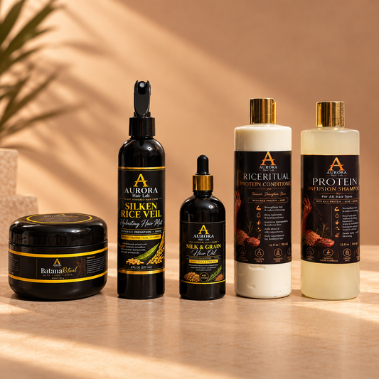 RiceRitual 5-Step Hair Revival Collection | Protein & Curl Care