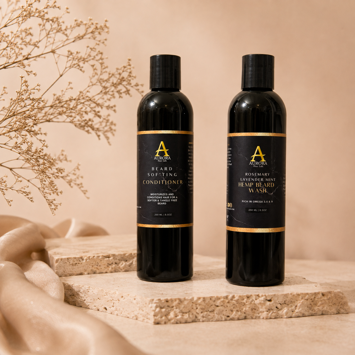 Lavender Rosemary Beard Wash & Beard Sof’N Conditioner Combo