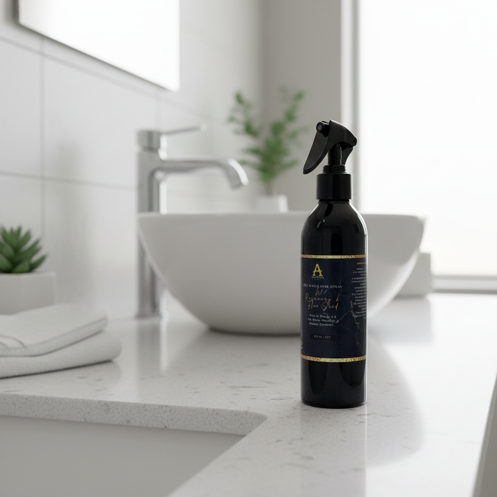 ice Water Hair Spray with Rosemary & Flax Seed | Aurora Hair Lab
