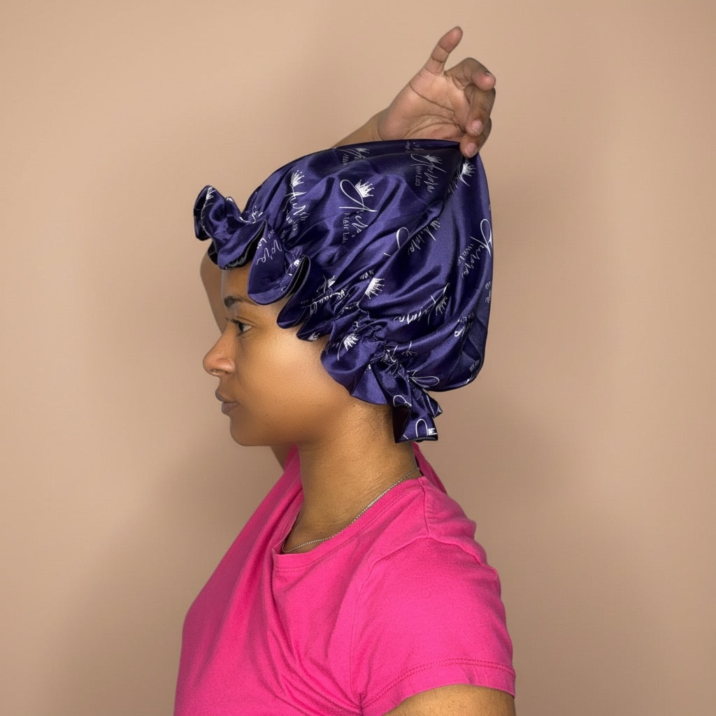 Reversible Satin Bonnet Two Toned