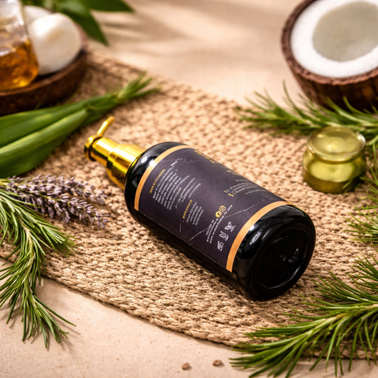 Rosemary Lavender & Mint Hemp Beard Wash - Men's Grooming | Aurora Hair Lab
