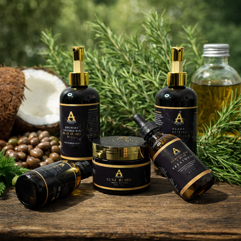 Luxe Beard Bundle - Premium Men's Grooming Set | Aurora Hair Lab