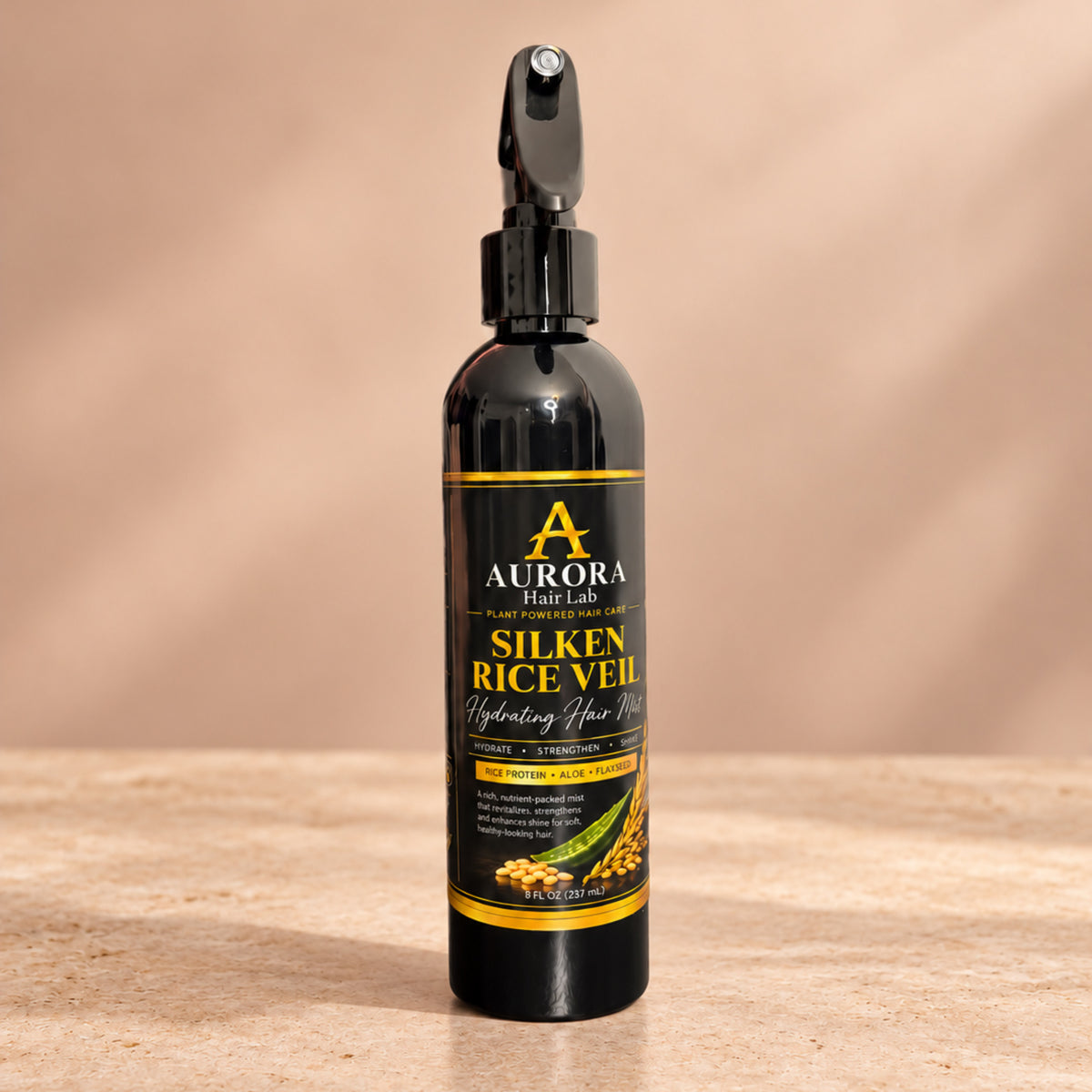 Silken Rice Veil Hydrating Hair Mist – Rice Protein Leave-In Spray