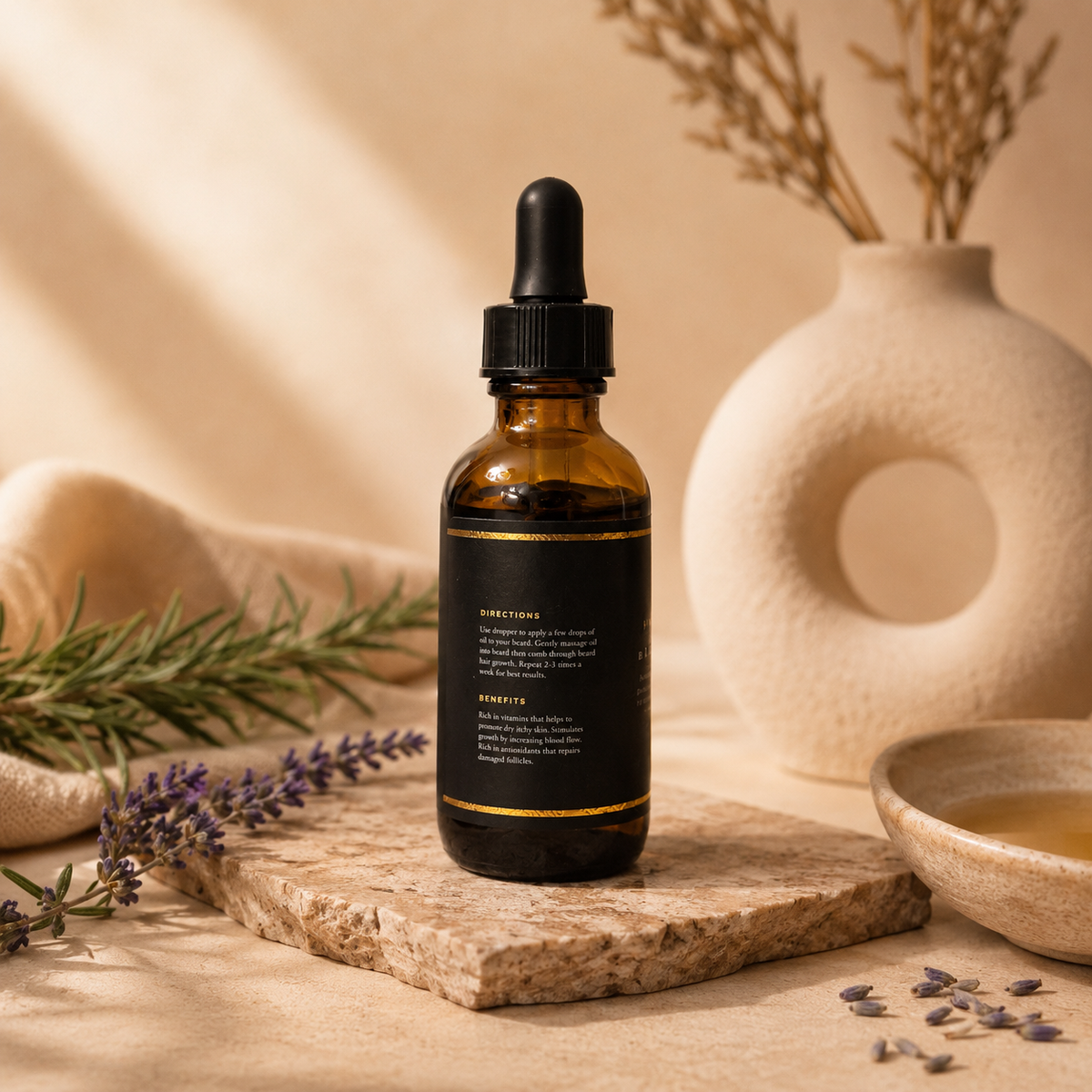 Rosemary Beard Growth Oil