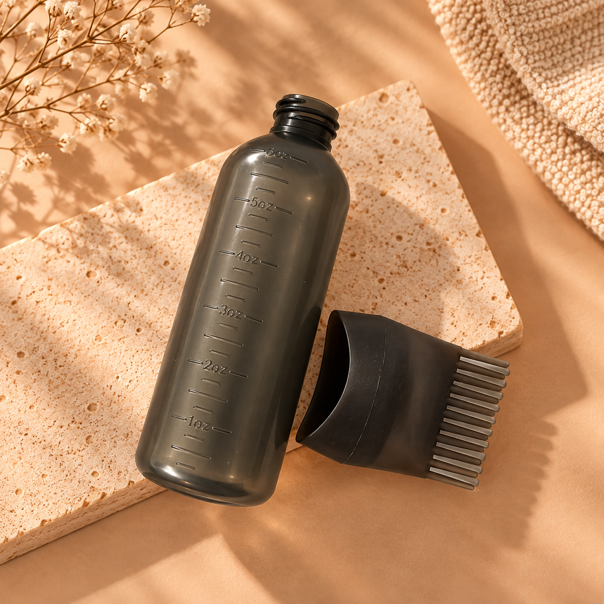 Scalp Oil Applicator Bottle 6 oz| Root Comb Applicator