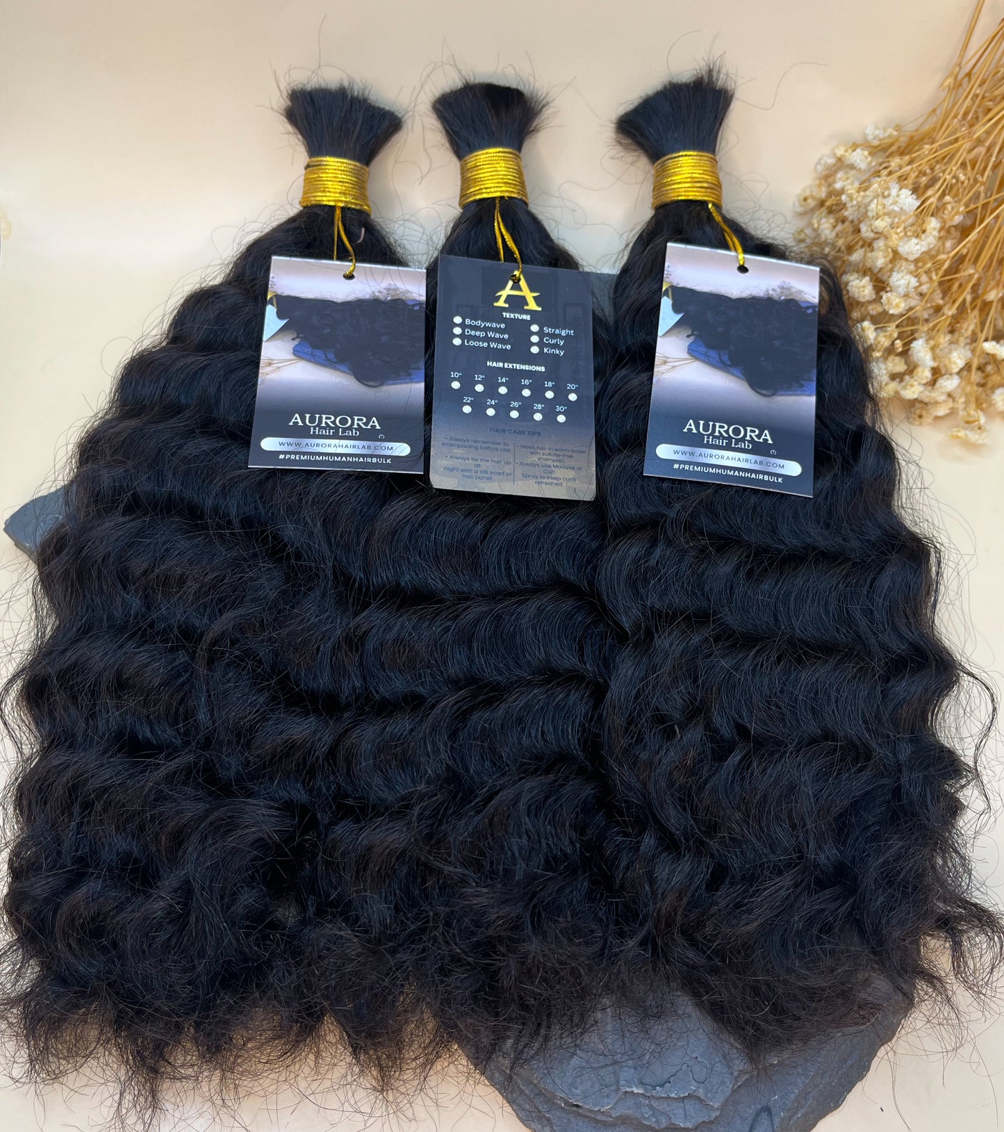 Wet & Wavy Human Hair Bulk