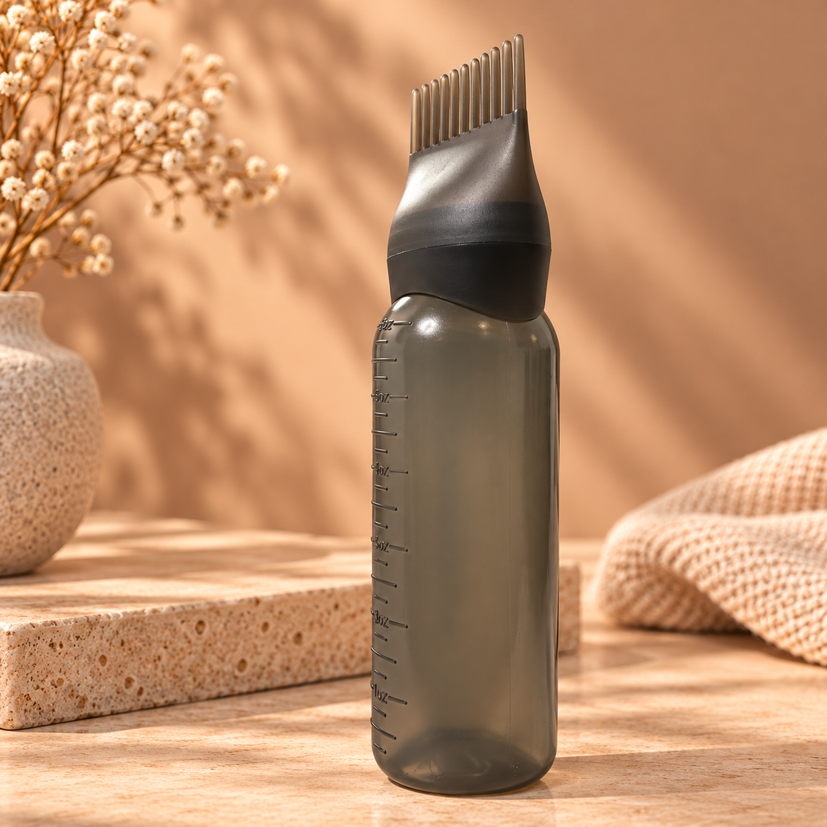 Scalp Oil Applicator Bottle 6 oz| Root Comb Applicator