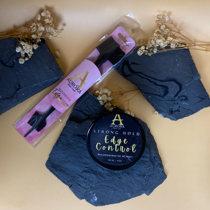 Strong Hold Edge Control & Professional Edge Brush Set