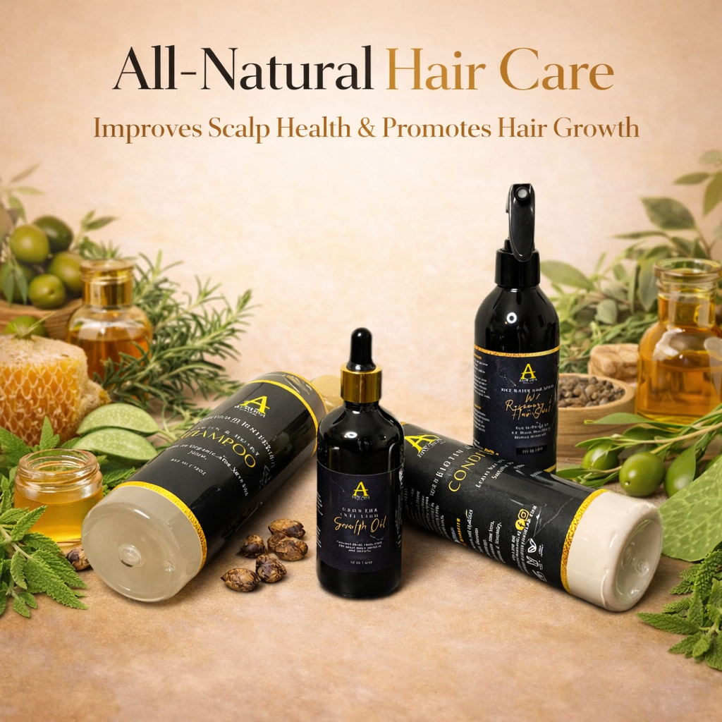 Growth & Hydration Bundle - Natural Hair Care Set | Aurora Hair Lab