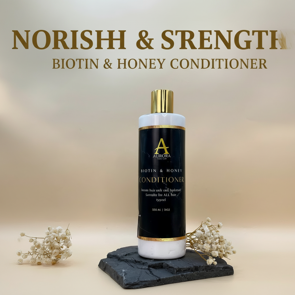 Biotin & Honey Conditioner - Natural Hair Care | Aurora Hair Lab