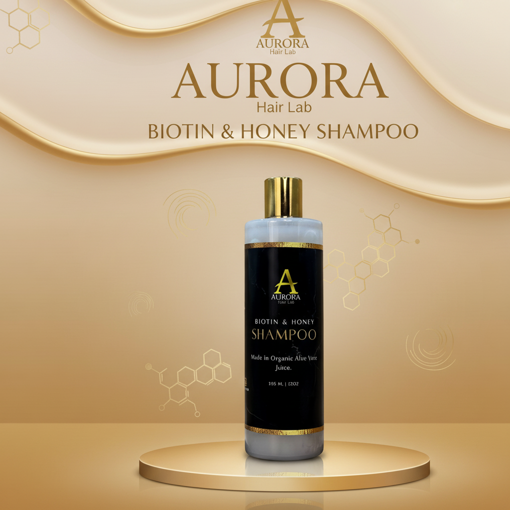 Biotin & Honey Shampoo - Strengthen & Moisturize | Aurora Hair Lab