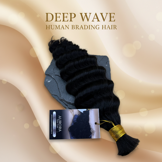 Deep Wave Human Braiding Hair