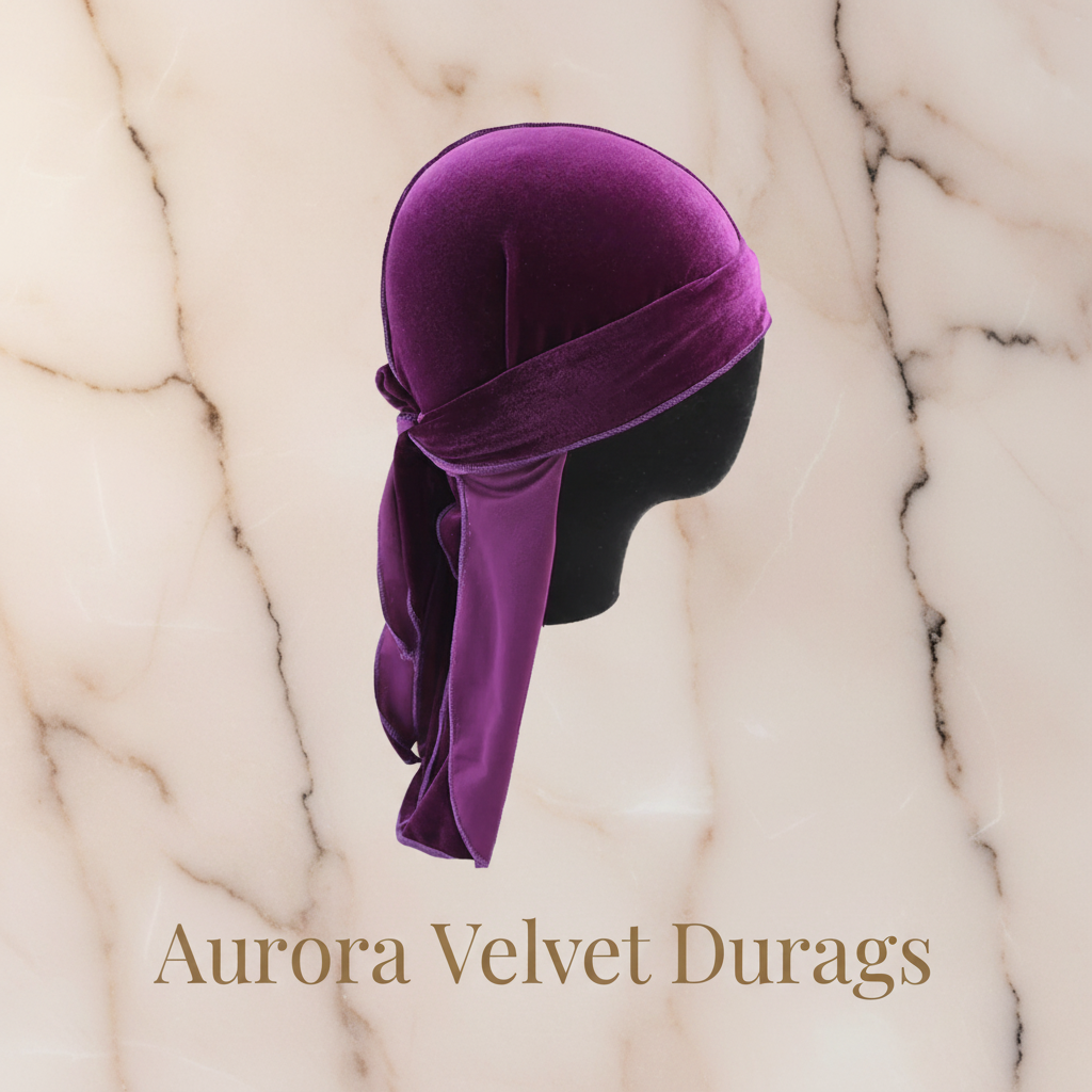 Aurora Velvet Durags - Protective Style Accessory \| Aurora Hair Lab