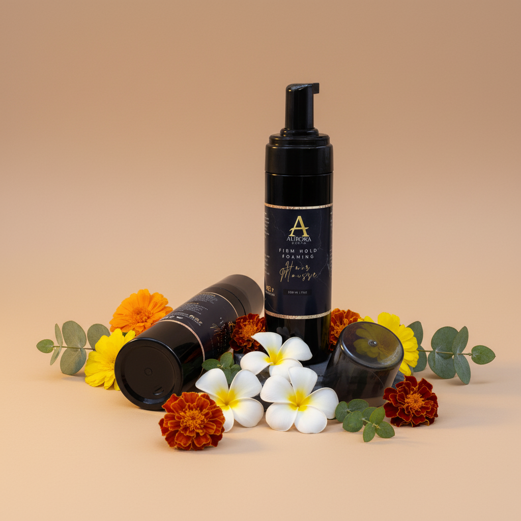 Firm Hold Foaming Hair Mousse — Spring Background