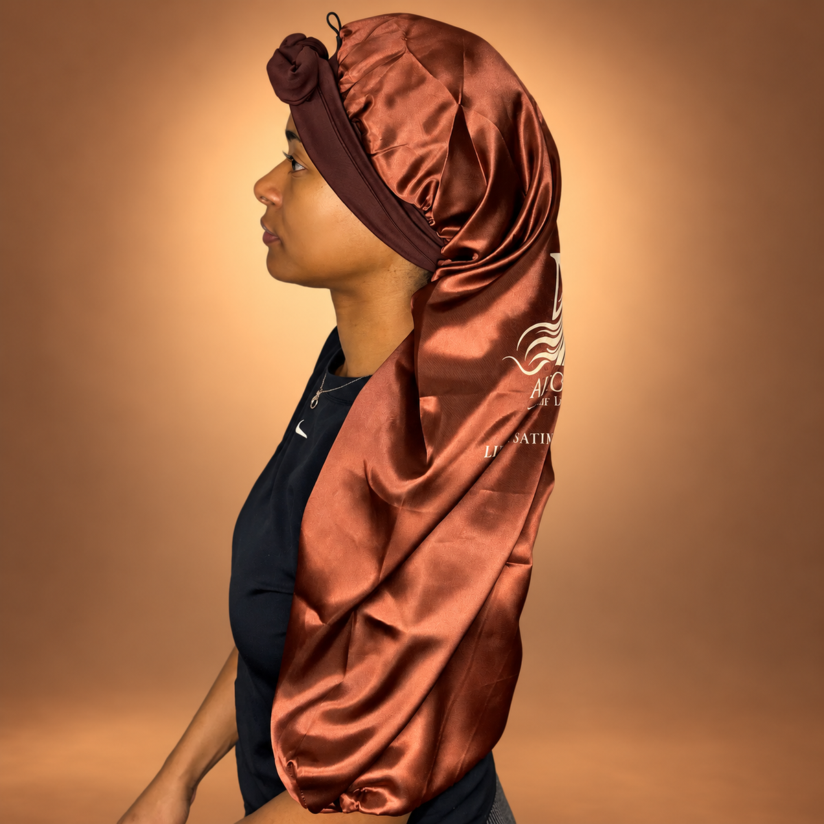 Satin Extra-Long Hair Bonnet| Aurora Hair Lab