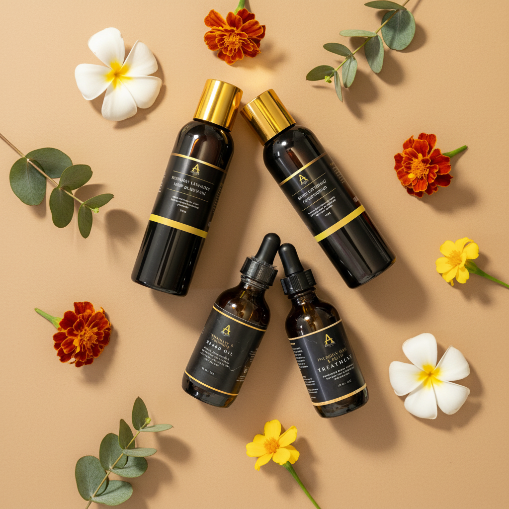 Men's Beard Set — Spring Flat Lay
