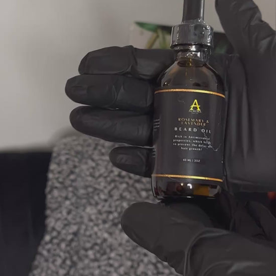 Organic Rosemary Beard Oil for Beard Growth | Aurora Hair Lab