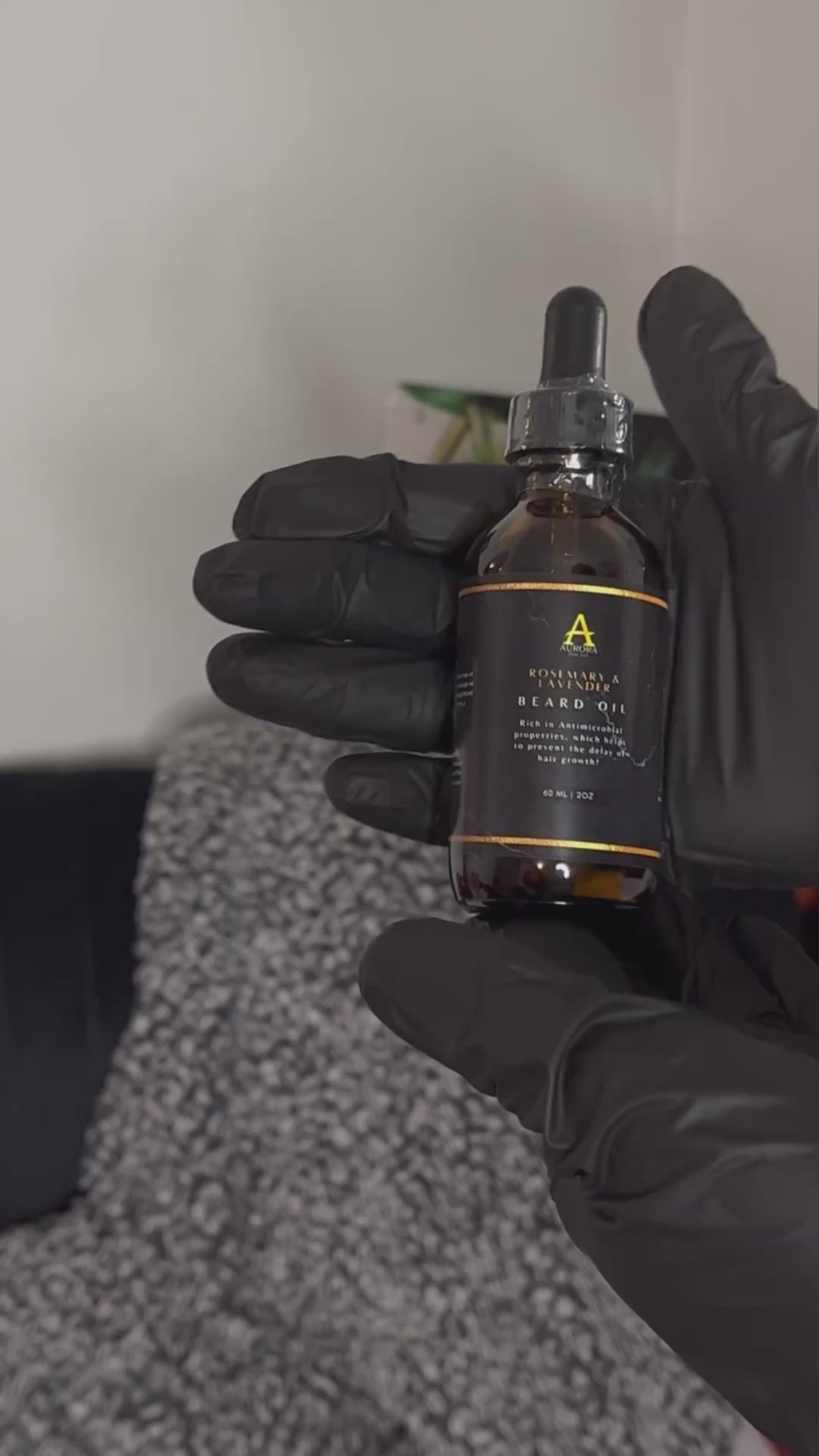 Organic Rosemary Beard Oil for Beard Growth | Aurora Hair Lab
