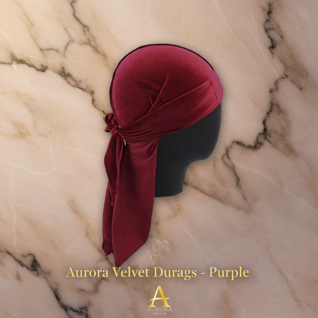Aurora Velvet Durags - Protective Style Accessory \| Aurora Hair Lab