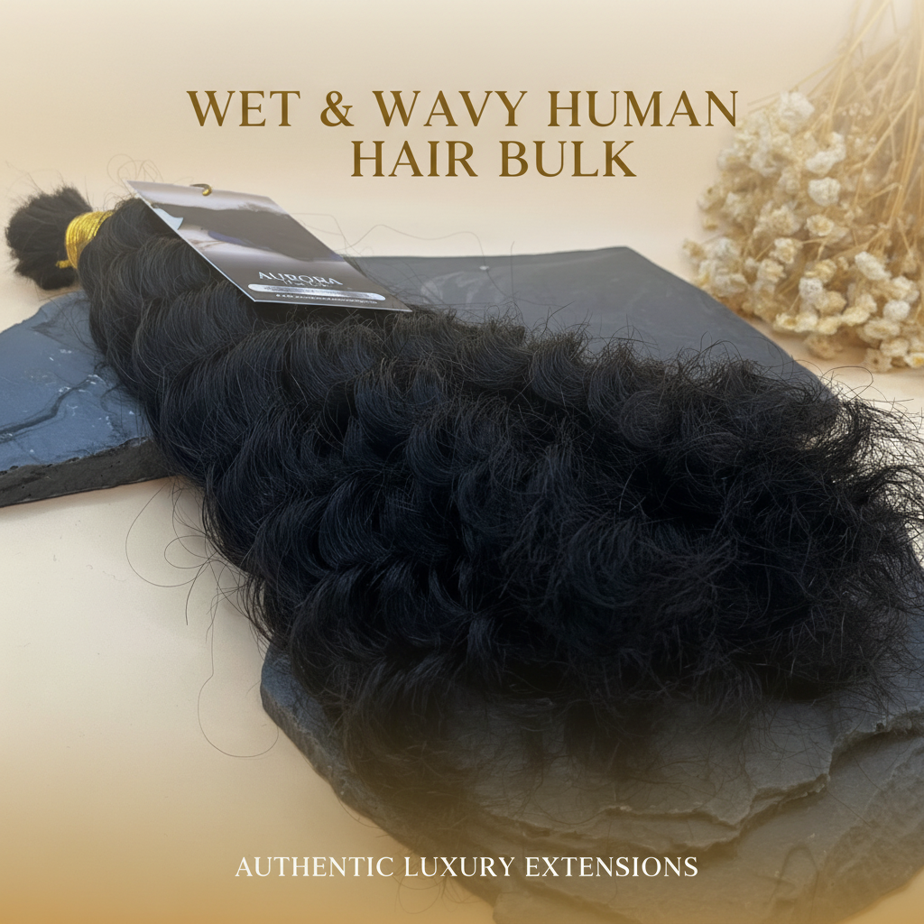 Wet & Wavy Human Hair Bulk